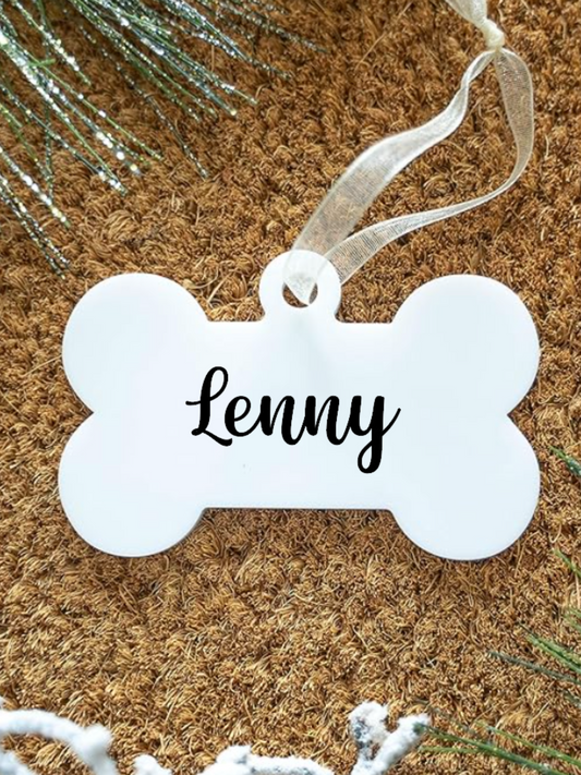 Personalised Dog Ornament