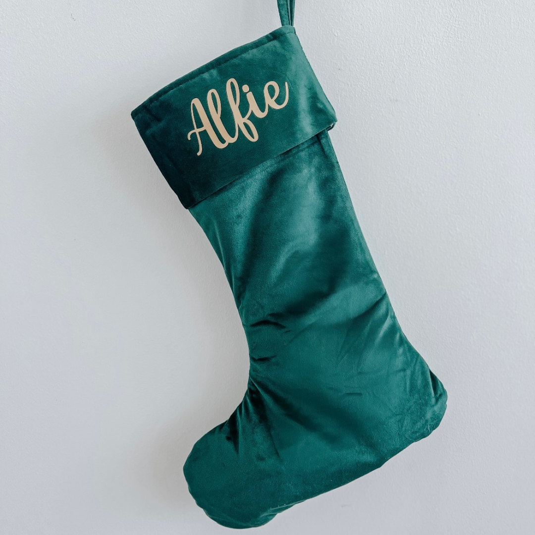 Personalised Velvet Stocking