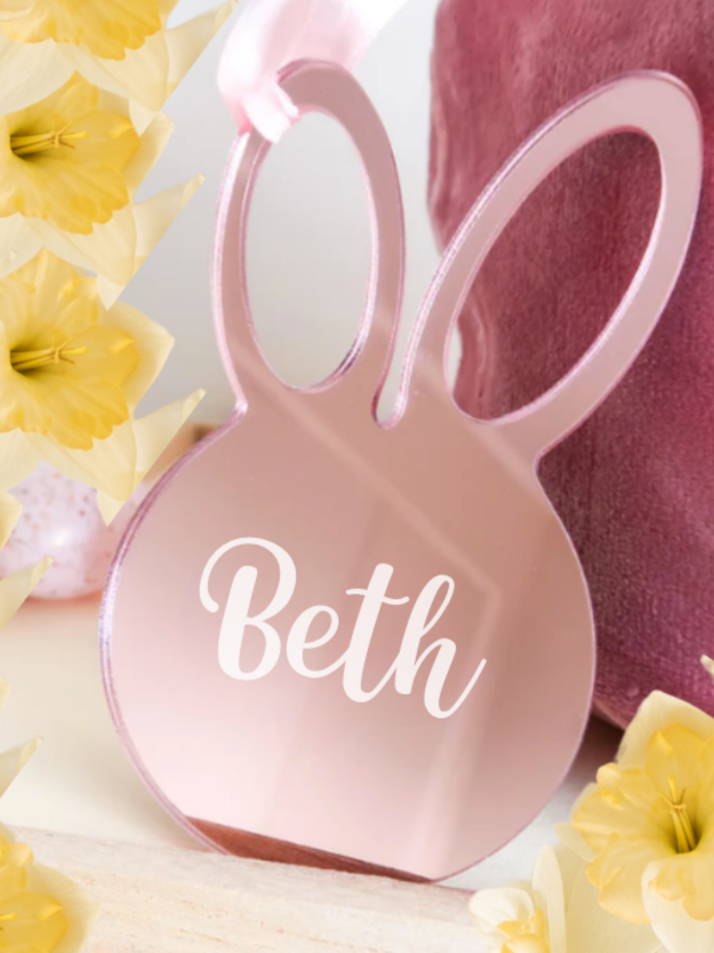 Easter Mirror Tag