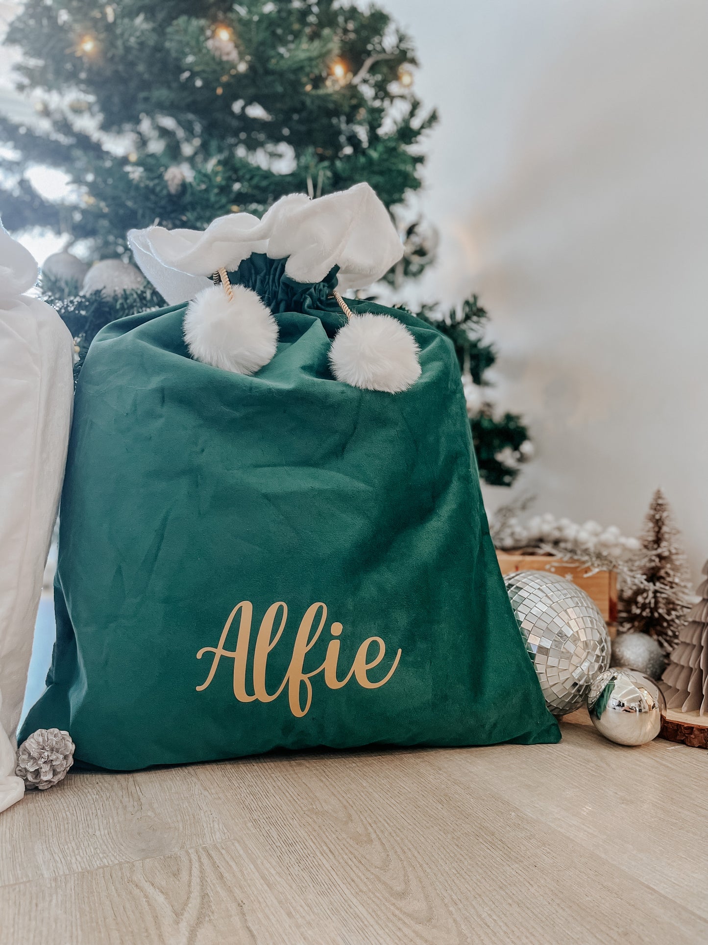 Personalised Velvet Sack