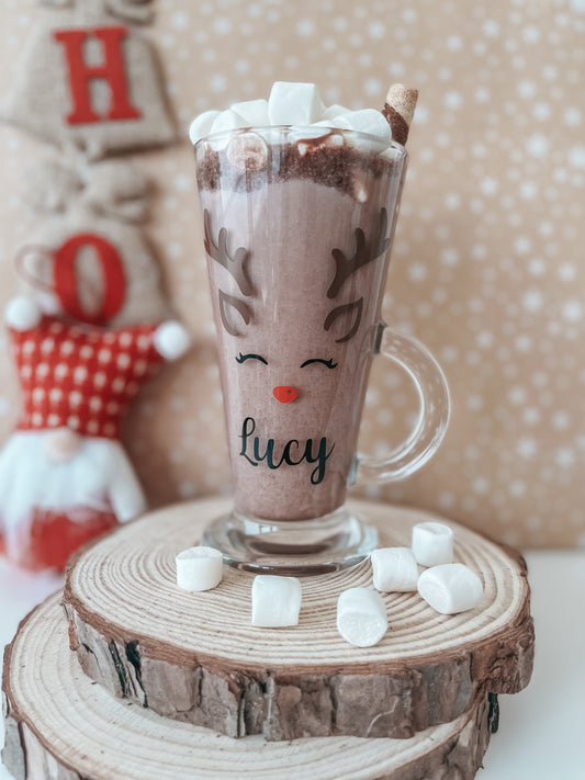 Personalised Hot Chocolate Tall Glass