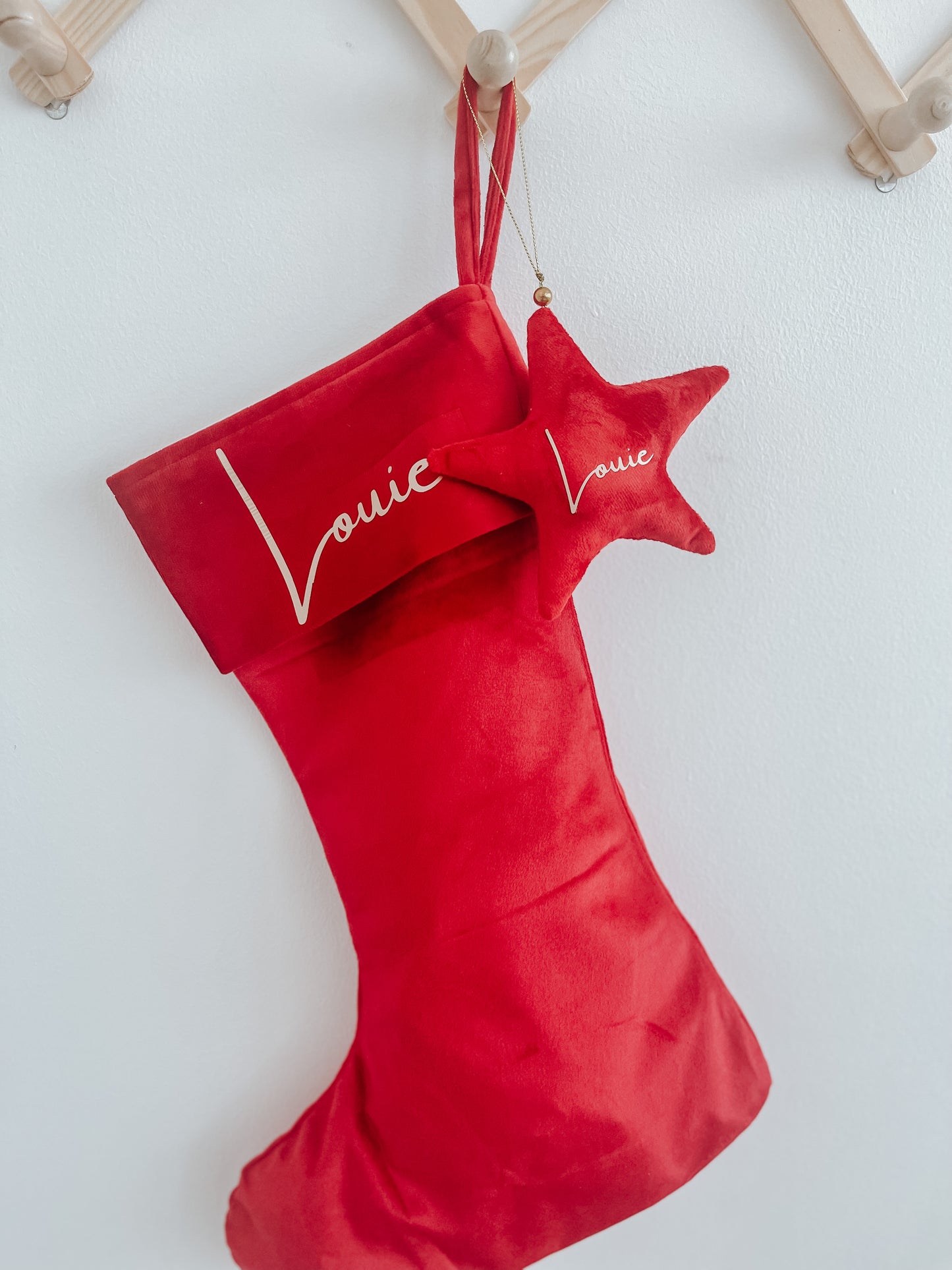 Personalised Velvet Star
