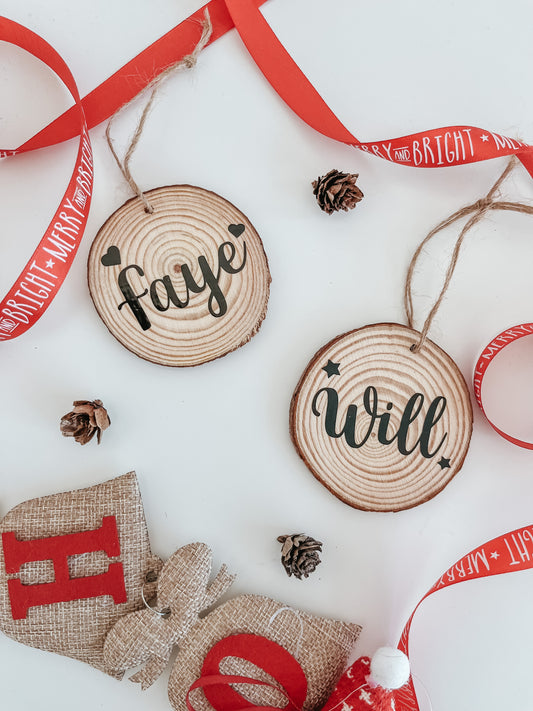 Personalised Wooden Ornament