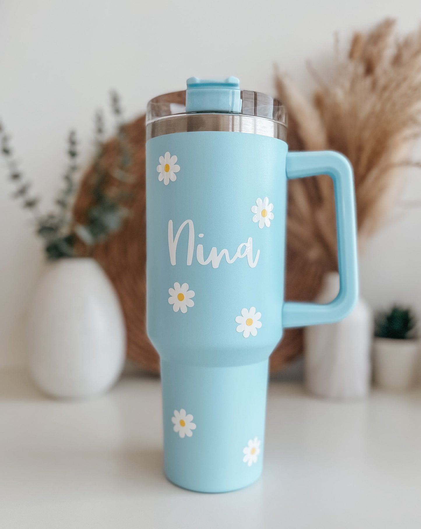 Flower Insulated Stainless Steel Bottle