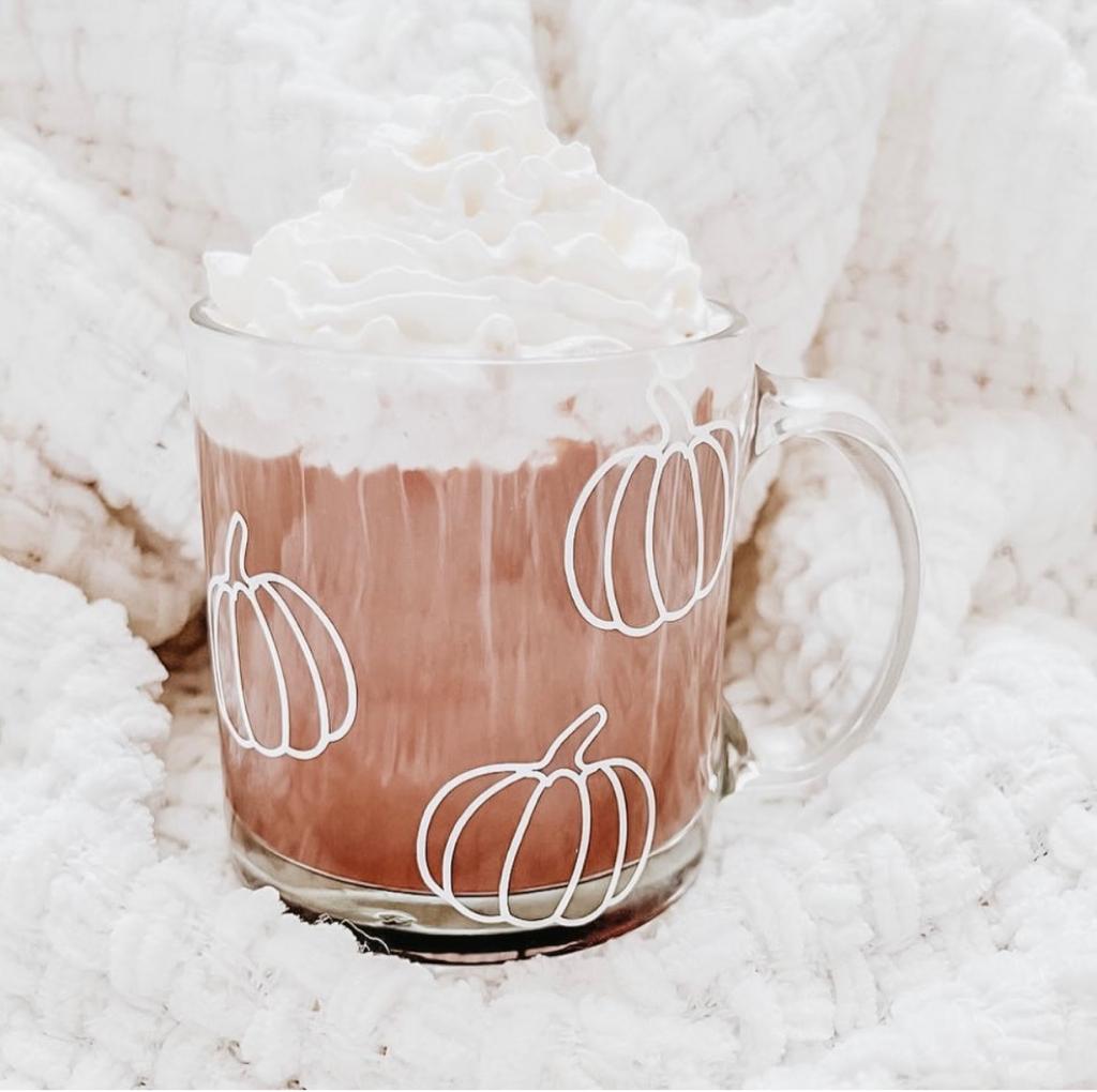 Pumpkin Glass Mug