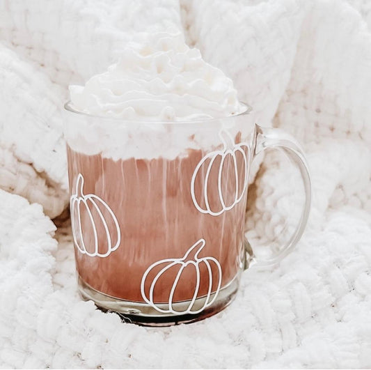 Pumpkin Glass Mug