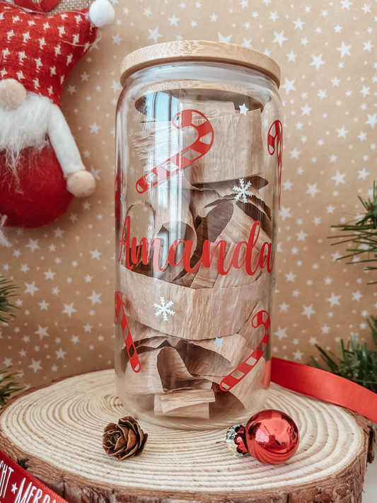 Personalised Candy Cane Tumbler