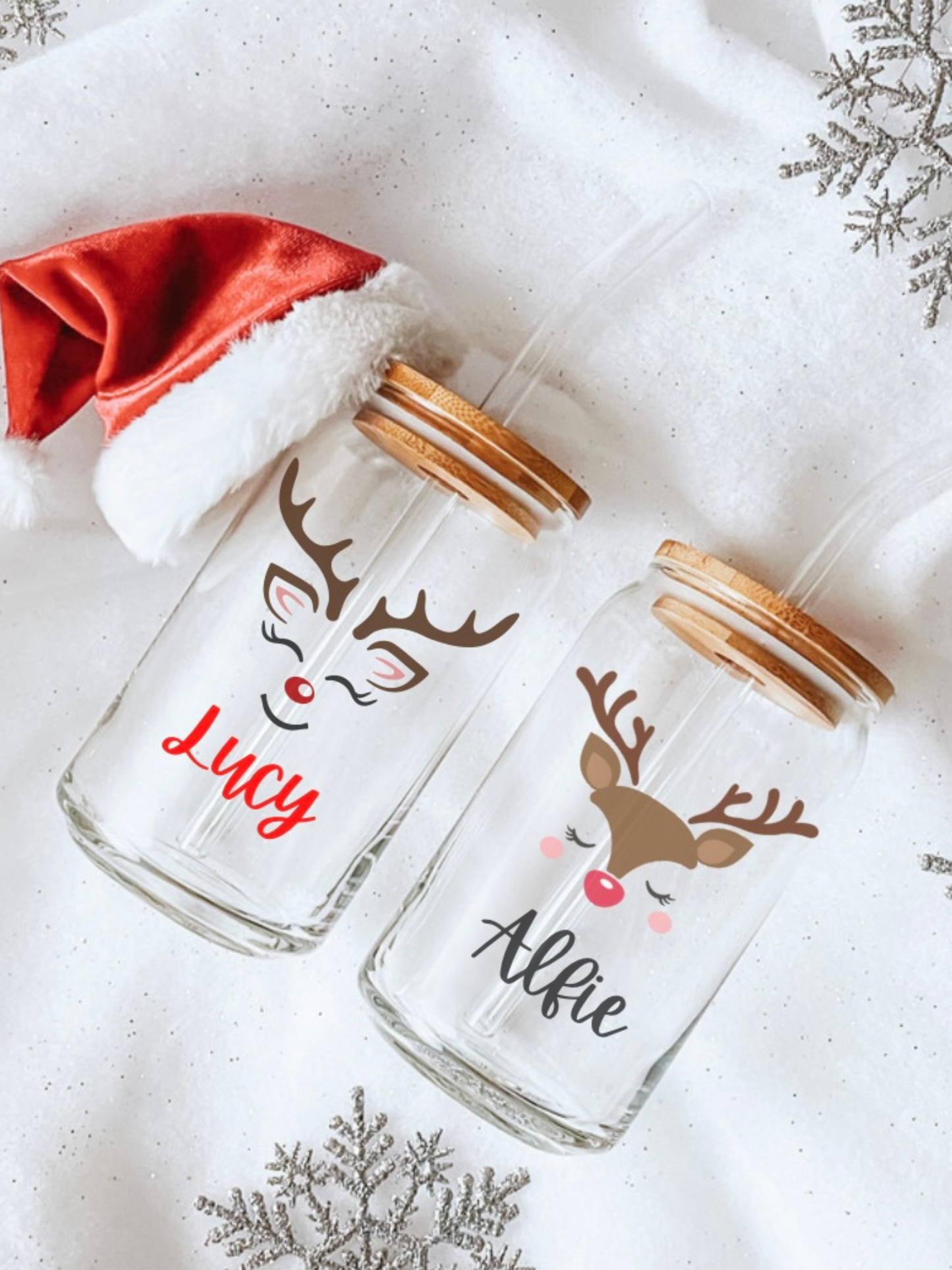 Personalised Reindeer Tumbler