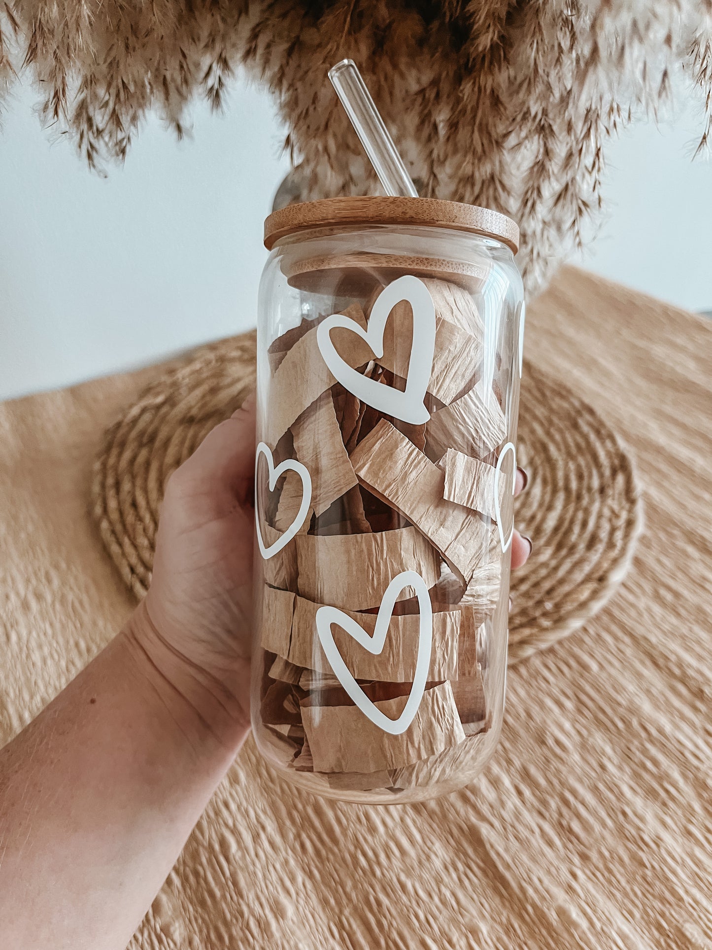 Heart Print Tumbler