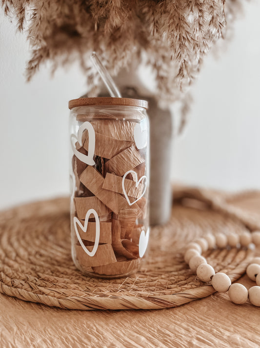 Heart Print Tumbler