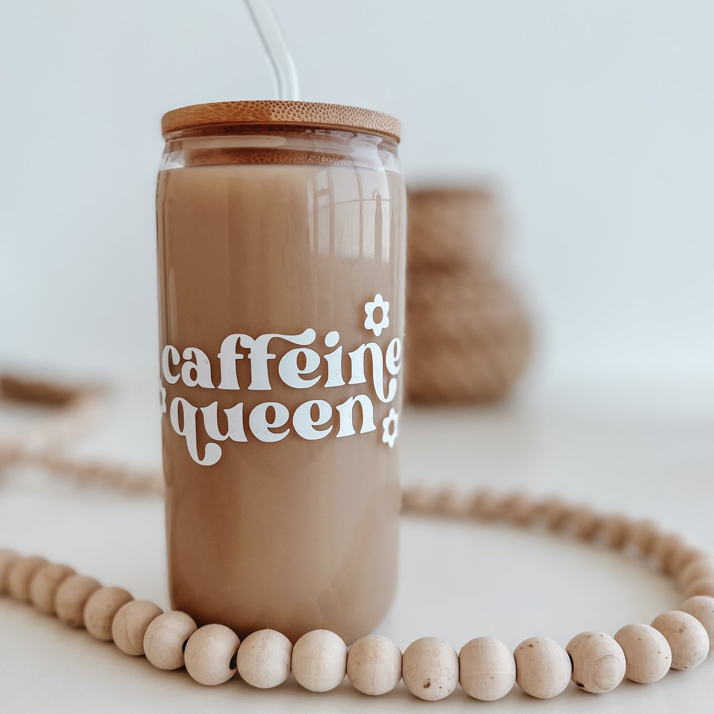 Caffeine Queen Slogan Tumbler